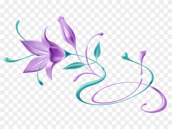 Purple flower Clipart PNG