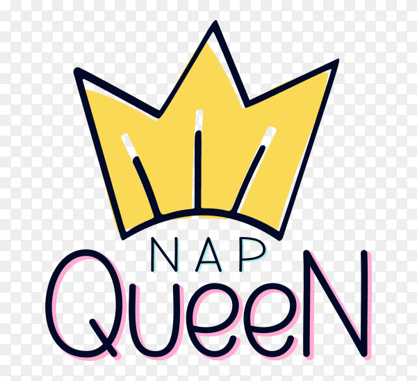 Queen lettering vector PNG