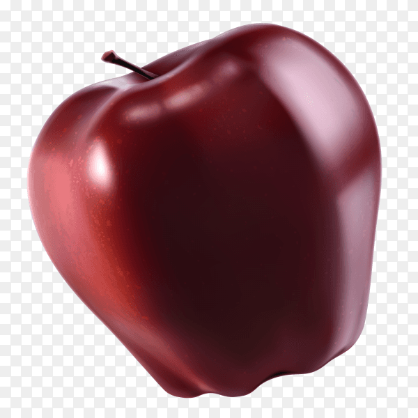 Sweet Red apple vector PNG