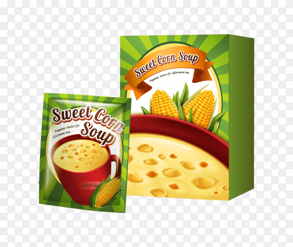 Sweet corn soup Clipart PNG