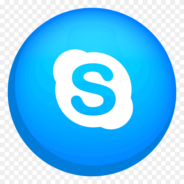 Skype logo clipart PNG