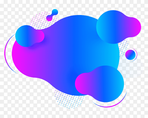 Abstract form of fluid. liquid design on transparent background PNG