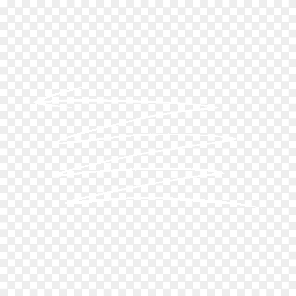 Hand drawn arrow icon . doodle arrow isolated Clipart PNG