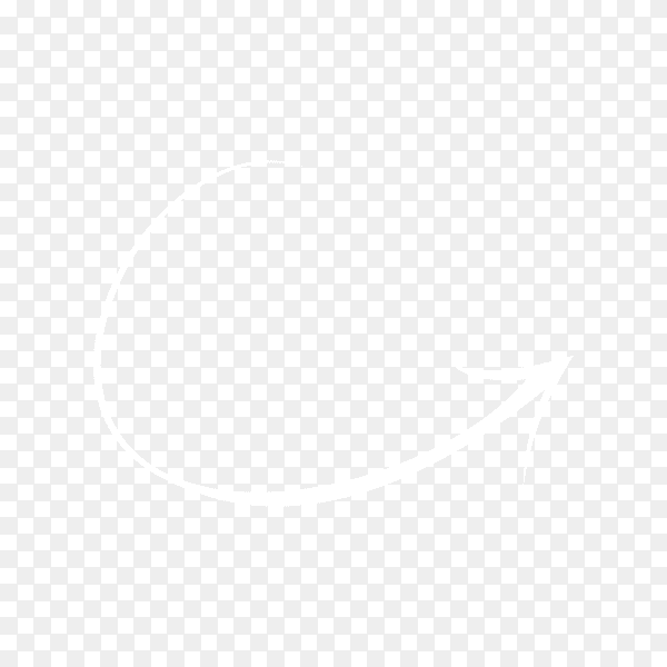 Hand drawn arrow icon . doodle arrow isolated on transparent PNG