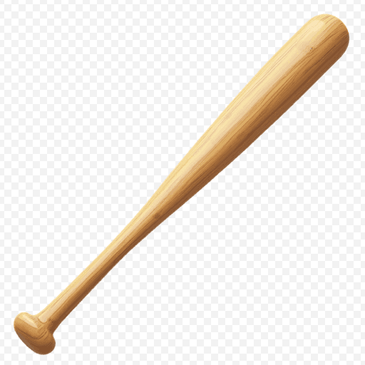 Baseball Bat PNG Image with Transparent Background