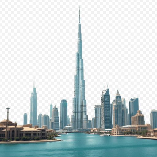 Stunning Burj Khalifa PNG Image with Transparent Background