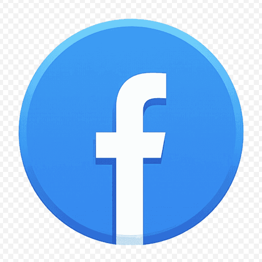 Facebook Icon PNG Image with Transparent Background