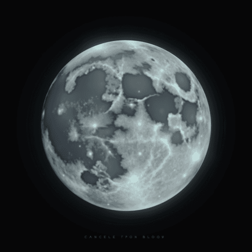 Full Moon PNG Image with Transparent Background