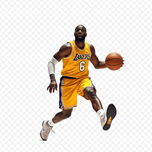 LeBron James PNG Image - Los Angeles Lakers