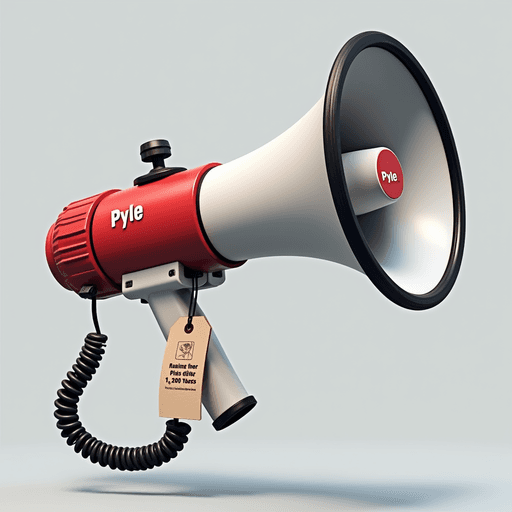 Pyle Megaphone PNG Image with Transparent Background