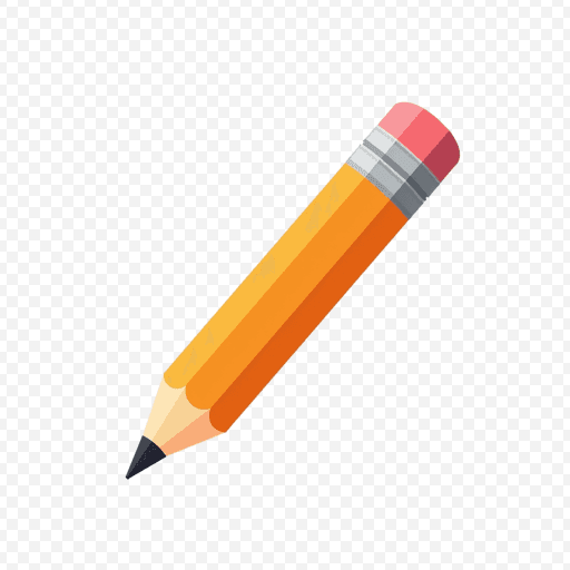 Colored Pencil PNG Image with Transparent Background