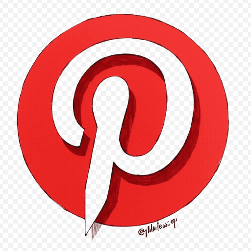 Pinterest Logo PNG Image with Transparent Background