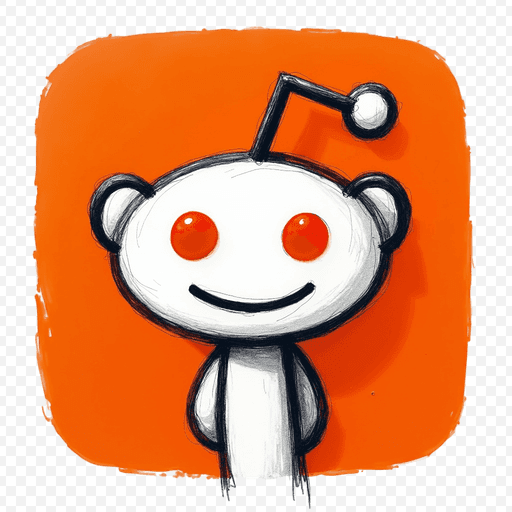 Reddit Mascot PNG Image with Transparent Background