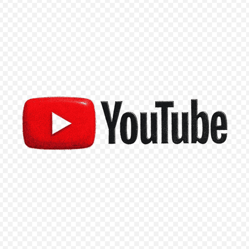 YouTube Logo PNG with Transparent Background