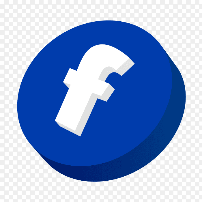 Facebook 3d icon - Facebook 3d logo PNG