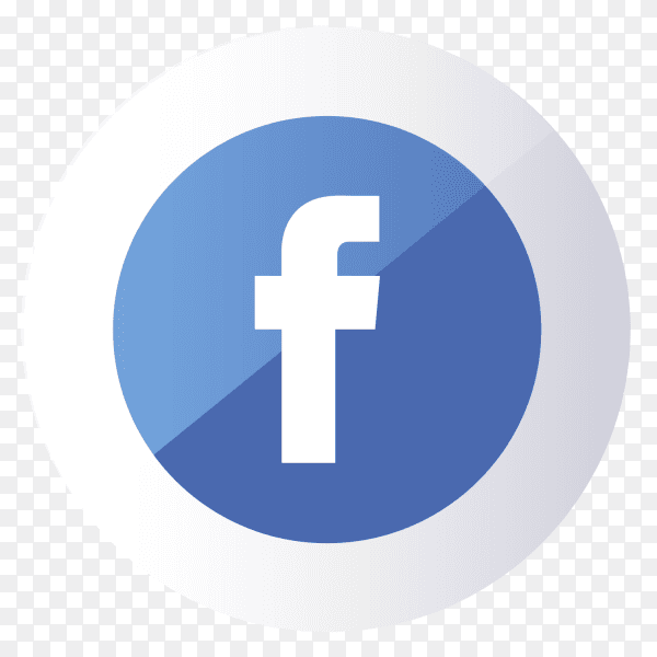 Abstract stylish Facebook logo PNG