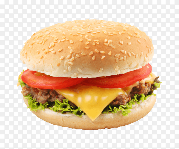 Cheeseburger - beef burger PNG