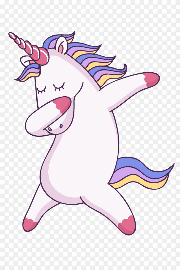 Cute animal doing dabbing PNG