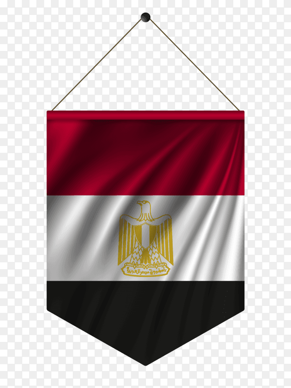 Egypt flag vector illustration PNG