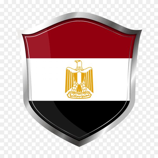 Egypt flag for bodies and institutions PNG