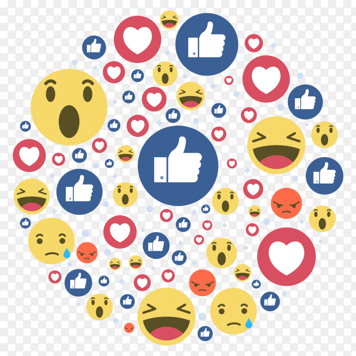 Modern emoji design PNG