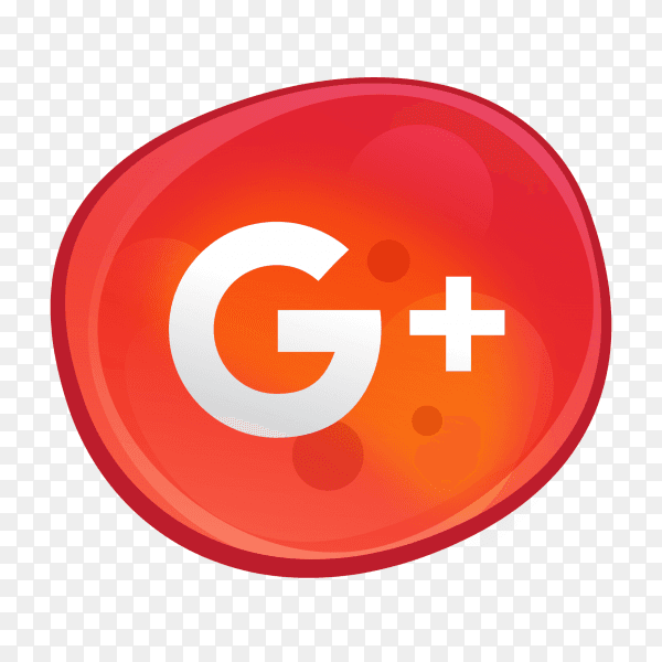Google Plus logo bubble style social media icon PNG