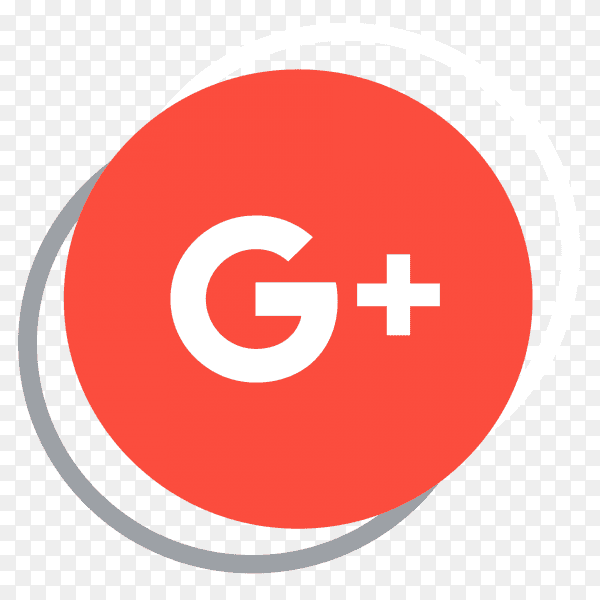 Google Plus logo elegant social media icon PNG