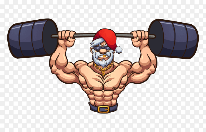 Strong santa PNG