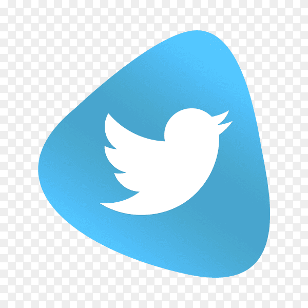 Twitter logo button social media PNG