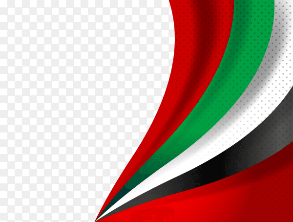 United Arab Emirates flag UAE flag - PNG