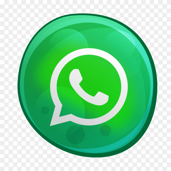 WhatsApp logo bubble style social media icon PNG