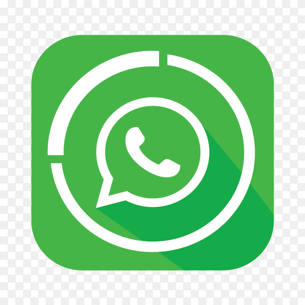 WhatsApp logo popular social media icon PNG