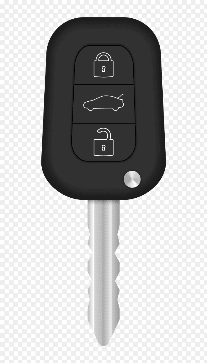 Car key illustration vector PNG