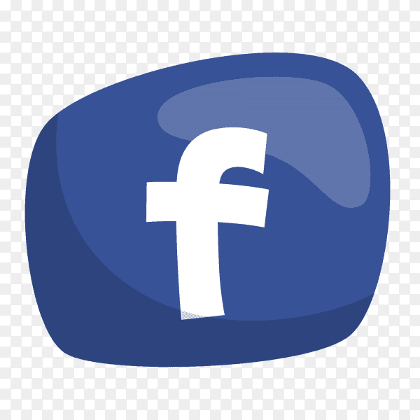 Cute social media logo Facebook PNG