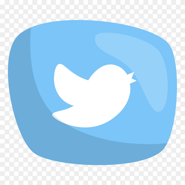 Cute social media logo twitter PNG