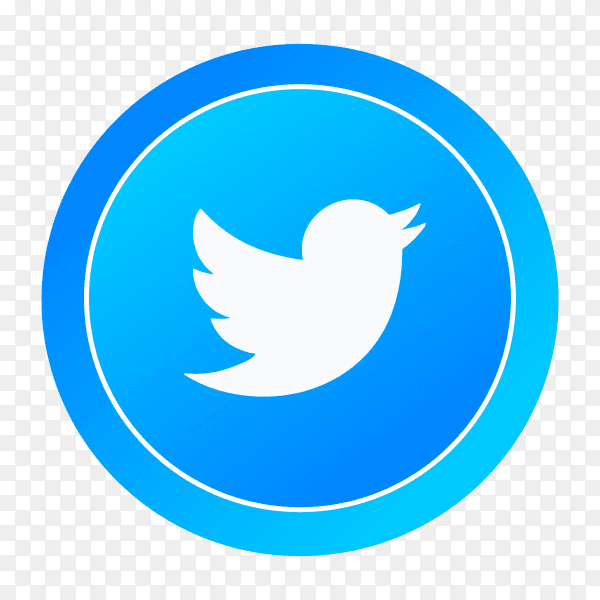 Gradient logo twitter social media icon PNG