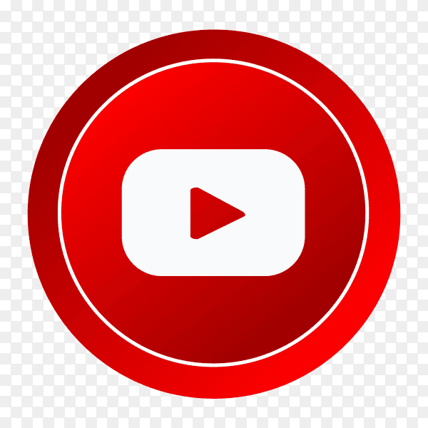 Gradient logo YouTube social media icon PNG