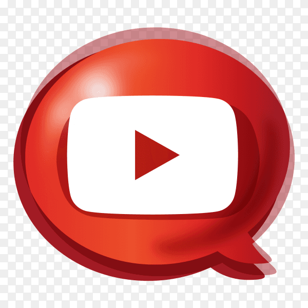 Gradient social media logo YouTube PNG