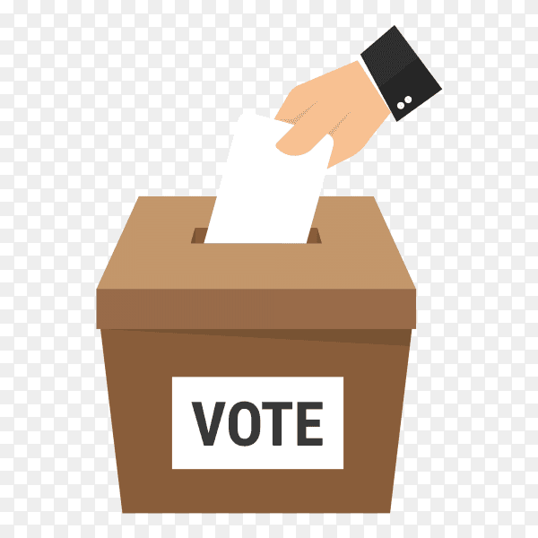Voting concept flat design PNG