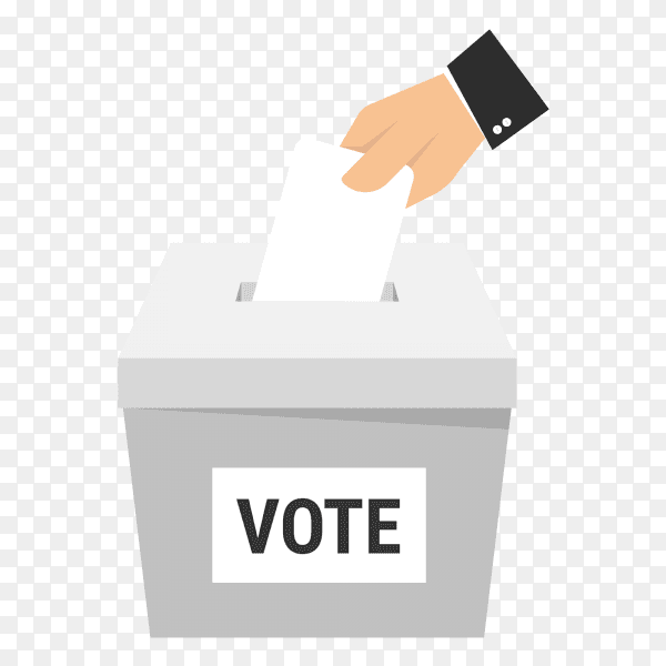 Voting concept flat design PNG