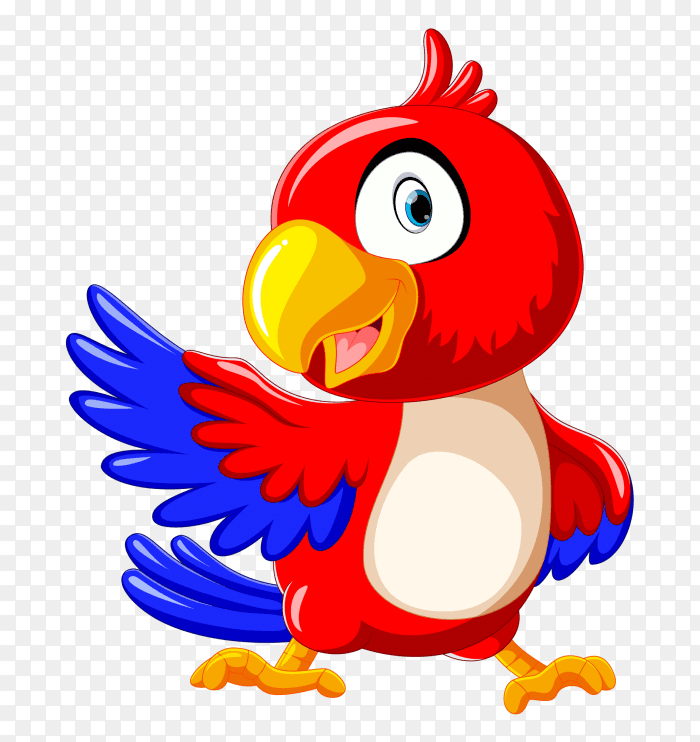 Happy parrot dancing PNG