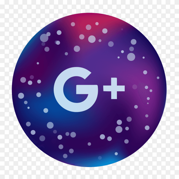 Logo GooglePlus icon modern social media colored PNG