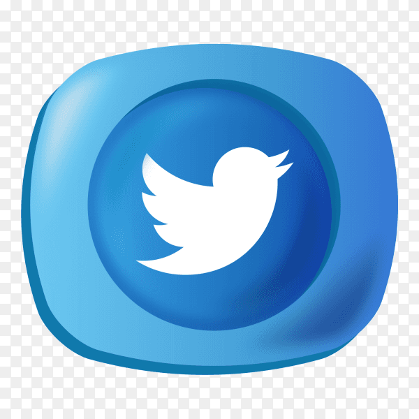 Logo twitter gradient social media icon PNG
