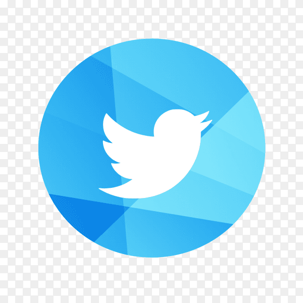 Logo twitter icon modern social media PNG