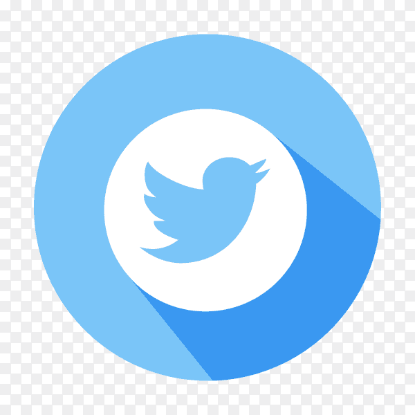 Logo twitter social network PNG