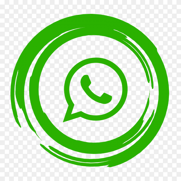 Logo WhatsApp Abstract social media icon PNG