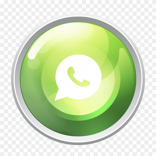 Logo WhatsApp button social media PNG