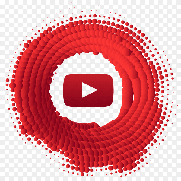 popular social media creative YouTube logo PNG