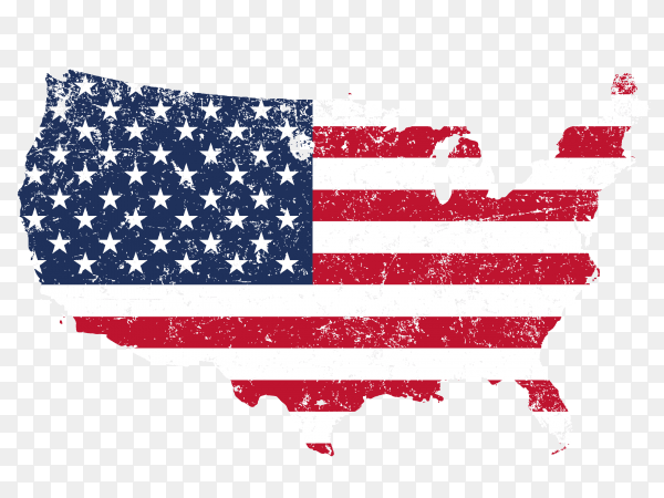 United States grunge flag PNG