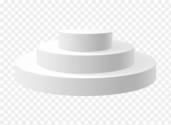 White podium 3 stepped PNG